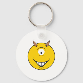 Cyclops Monster Face Keychain