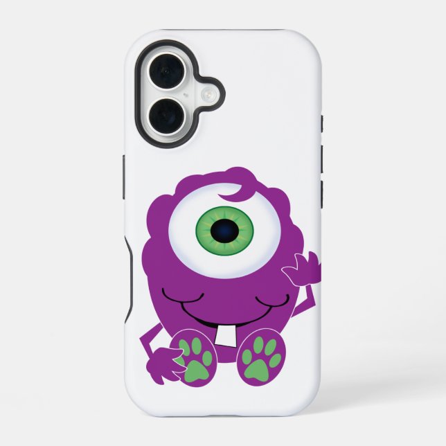 Cyclops Monster iPhone 16 Case (Back)