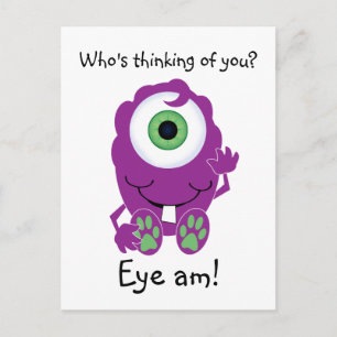 Cyclops Monster Postcard