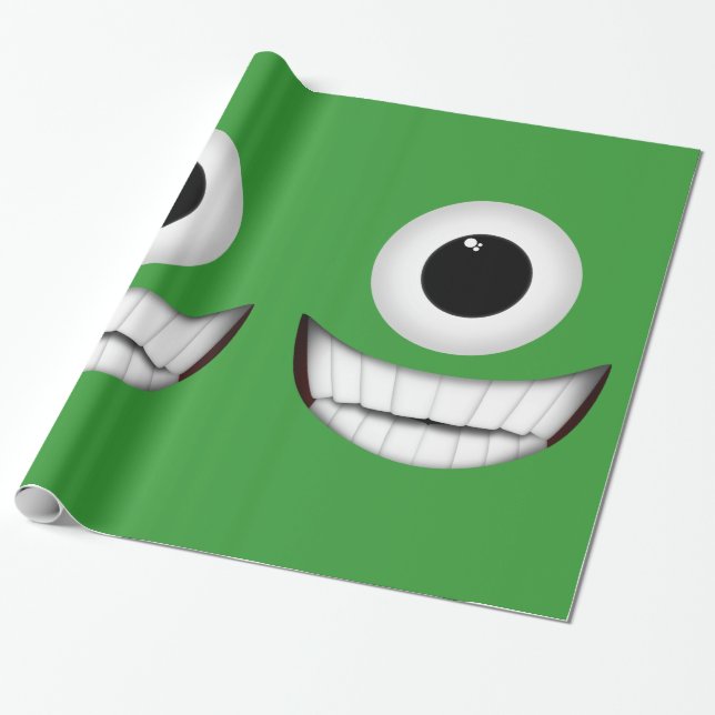 Cyclops Smile Wall Decoration Wrapping Paper (Unrolled)