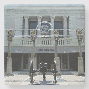 Cyclorama Atlanta Marble Stone Coaster. Coaster