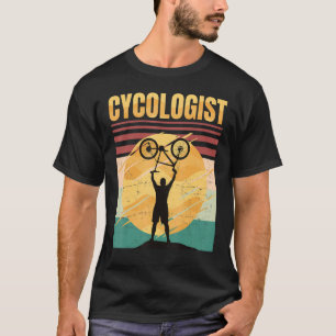 Cycologist Bike  Bicycle Ride Hobby Race  Retro Vi T-Shirt