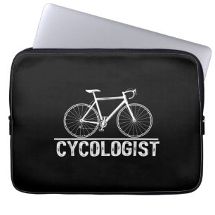 Cycologist Bike Cycling Bicycle Cyclist Laptop Sleeve