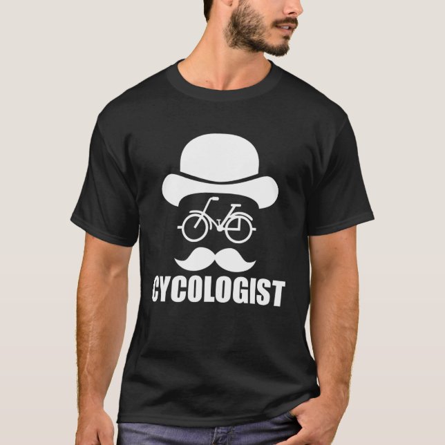 Cycologist Biking Pun Bicycle Riders T-Shirt (Front)
