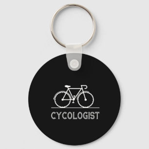 Cycologist Cycle Lover Gift Cycling Mountain Gift Keychain