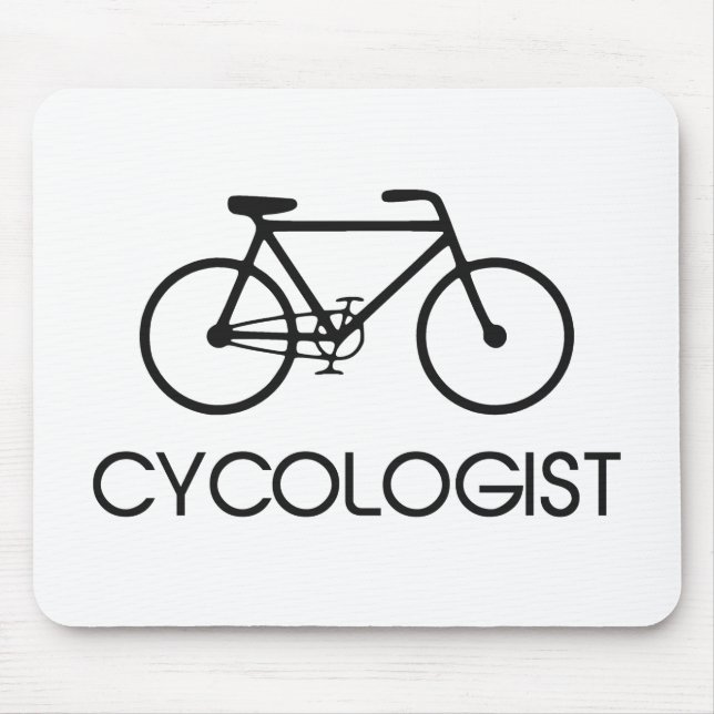 Cycologist Cycling Cycle Mouse Pad (Front)
