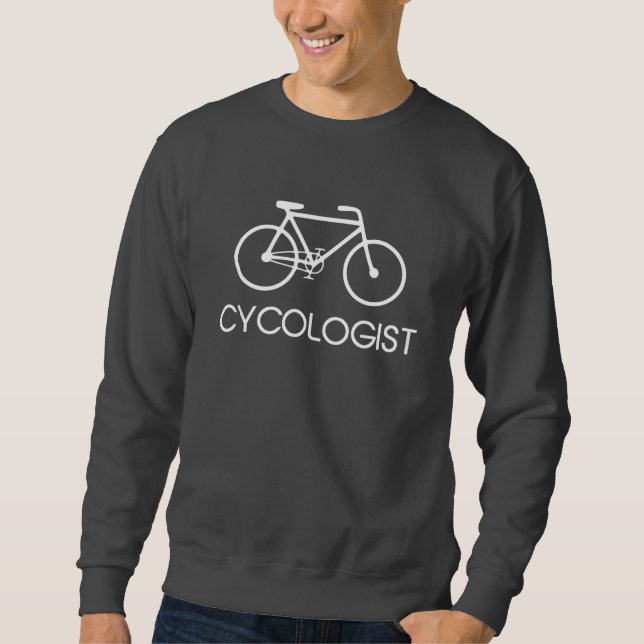 Cycologist Cycling Cycle Sweatshirt (Front)