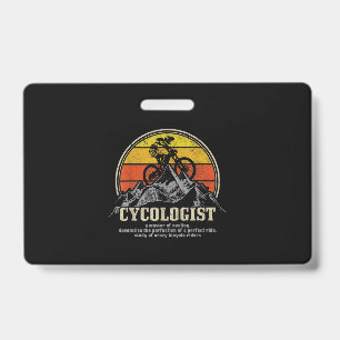 Cycologist Definition Funny Mountain Bike MTB Badge