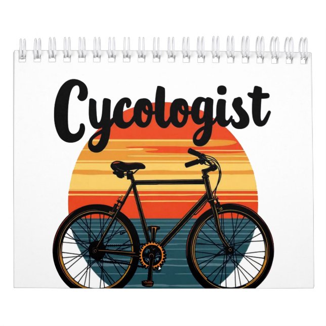 Cycologist: Energetic Biker Tee – for Cycling Calendar (Cover)