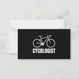 Cycologist Funny Bicycle Bike Gift Card