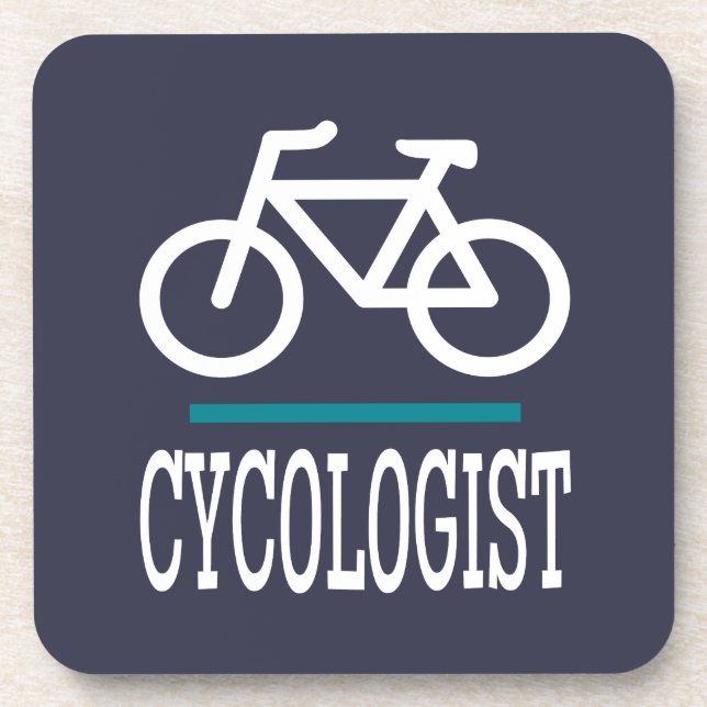 CYCOLOGIST Funny Cycling Bikes Love Coaster (Front)