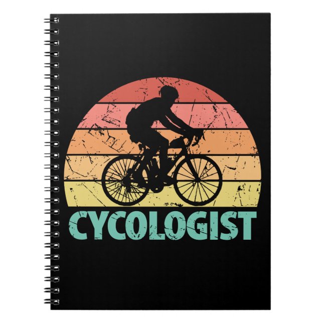 Cycologist Funny Cycling Notebook (Front)
