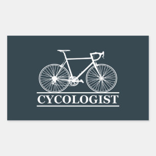 Cycologist funny cycling saying sticker