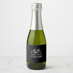Cycologist Gift   Trust me I'm Cycologist Men Sparkling Wine Label