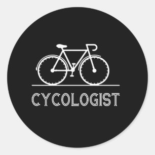 Cycologist Gift Trust me I'm Cycologist Mens Classic Round Sticker