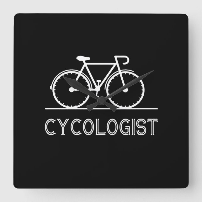 Cycologist  Gift | Trust me I'm Cycologist Mens Square Wall Clock (Front)