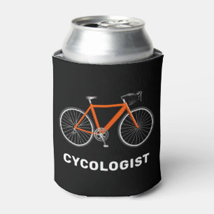 Cycologist Orange Bicycle Can Cooler