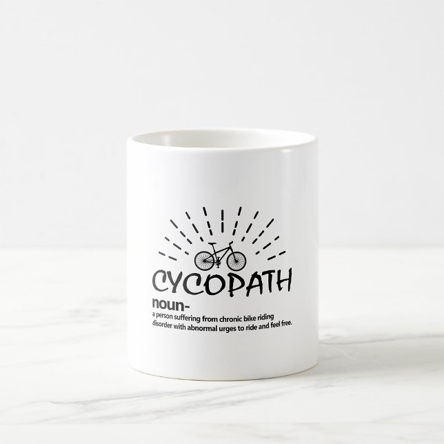 Cycopath Definition Funny Biker Cyclist Coffee Mug (Creator Uploaded)