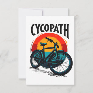 Cycopath: Energetic Bike with sunset Graphic Tee