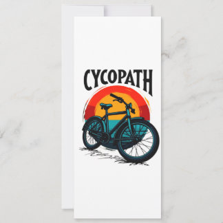 Cycopath: Energetic Bike with sunset Graphic Tee Save The Date