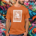 Cycopath for Cyclists Orange T-Shirt<br><div class="desc">Cyclist, mountain biker, triathlete, or weekend bike rider, this cycopath t-shirt accented with shades of orange is a perfect gift for the men in your life, for father's day, Christmas, or his birthday. MORE designs in our collection.</div>