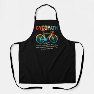 Cycopath Funny Cycling for Cyclists and Bikers Apron