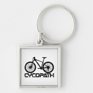 Cycopath - Funny MTB Biker Cyclist Cycling Lover Keychain