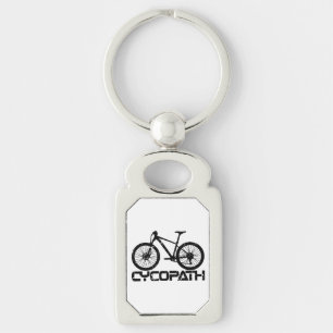 Cycopath - Funny MTB Biker Cyclist Cycling Lover Keychain