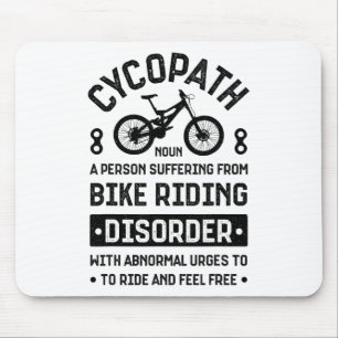 Cycopath Mountain Biking Cycling Mtb Bicycle Bike Mouse Pad