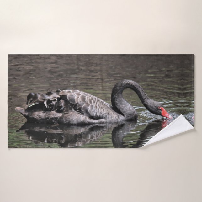 Cygne noir (Serviette de bain)
