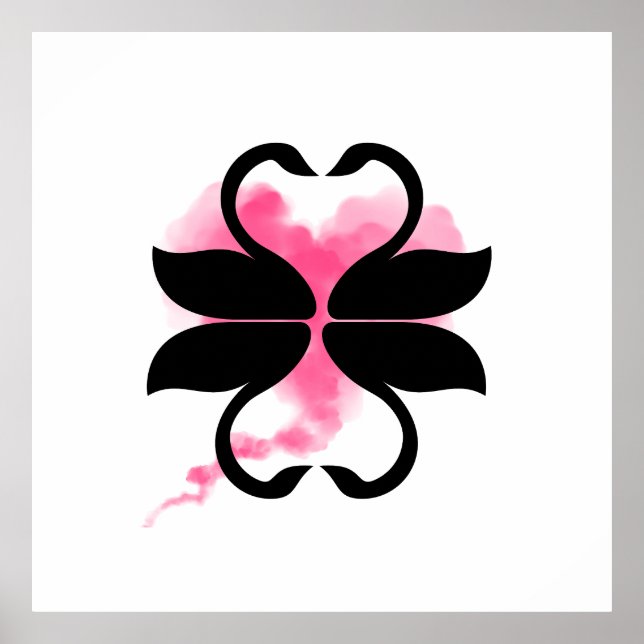 Cygnes Affiche Poster (Front)