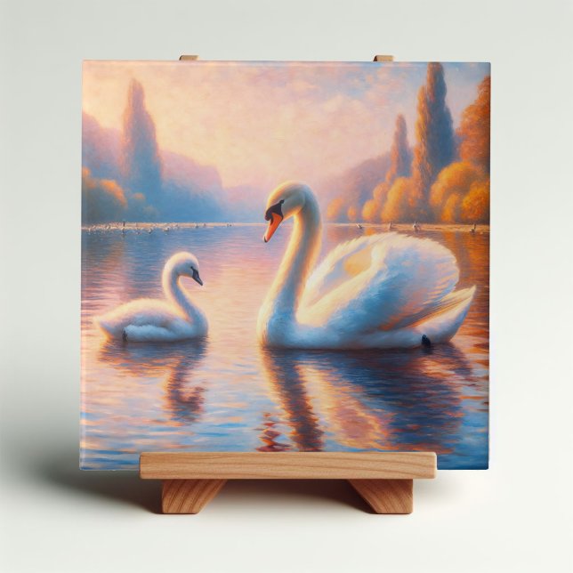 Cygnet and Swan Tile (Creator Uploaded)