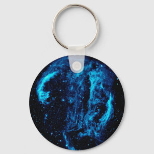 Cygnus Loop Nebula Supernova Remnant NASA Photo Keychain