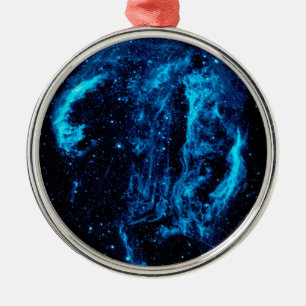Cygnus Loop Nebula Supernova Remnant NASA Photo Metal Ornament