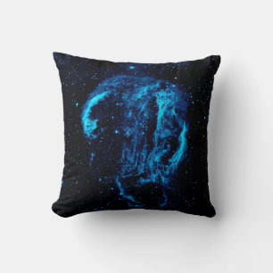 Cygnus Loop Nebula Supernova Remnant NASA Photo Throw Pillow