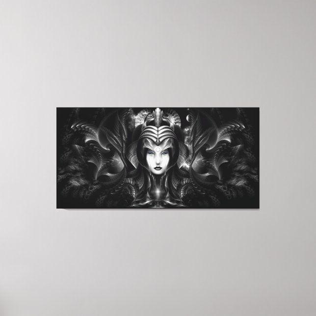 Cyiria Queen Of The Dark Realm Canvas Print (Front)