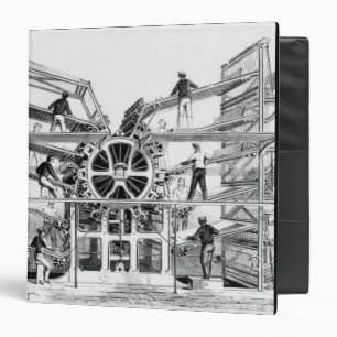 Cylinder printing press invented by Richard March Binder