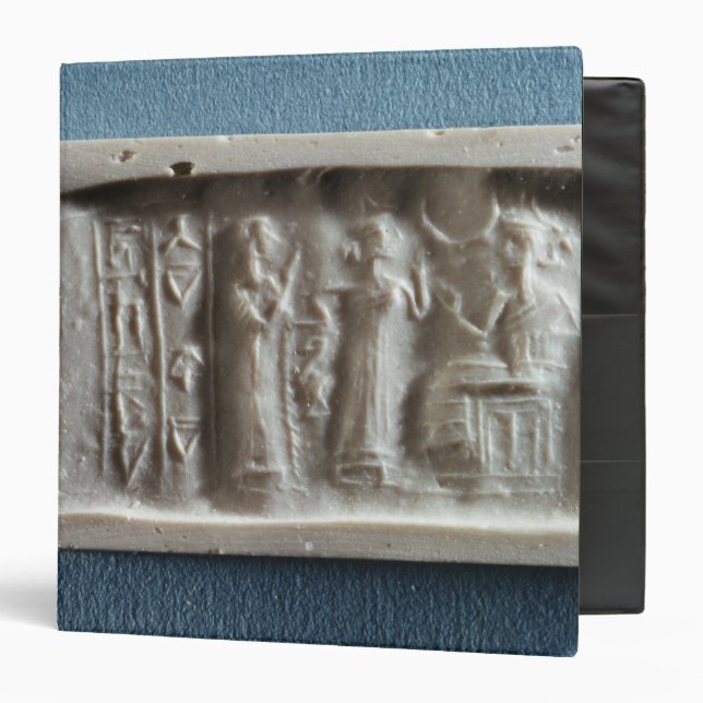Cylinder seal depicting an evocation to the binder (Front/Inside)