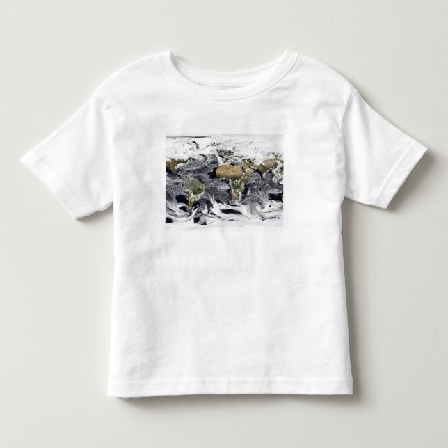 Cylindrical equidistant projection toddler t-shirt (Front)