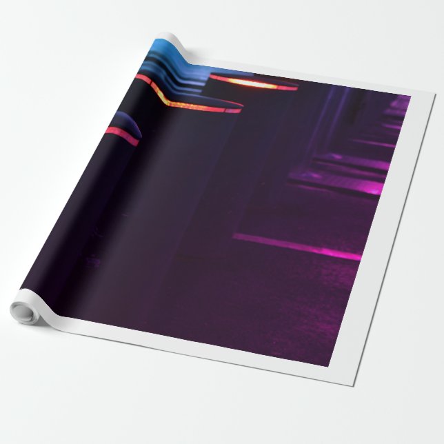 Cylon Security Barriers Wrapping Paper (Unrolled)