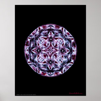 Cymatics: Music Note A Piano Poster