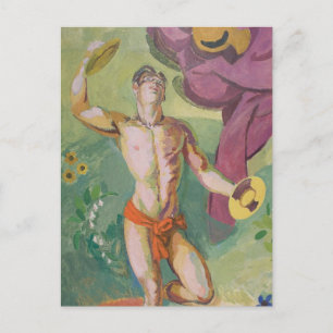 Cymbal Player Postcard