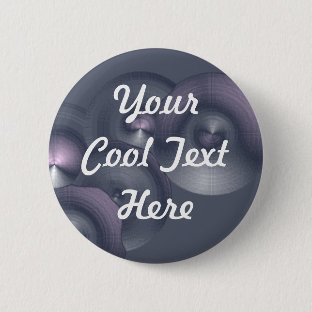 "Cymbalism II" Template 2 Inch Round Button (Front)