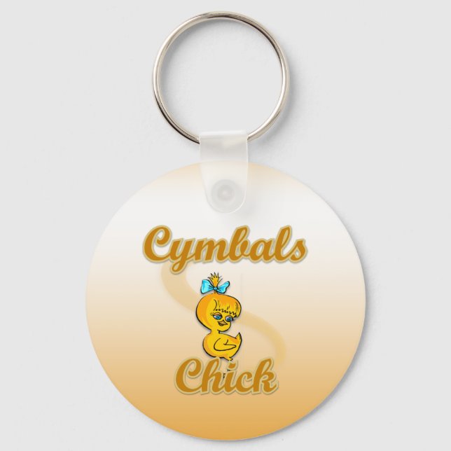 Cymbals Chick Keychain (Front)