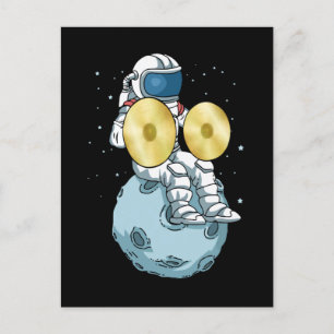 Cymbals Gift Men Marching Band Music Cymbal Postcard