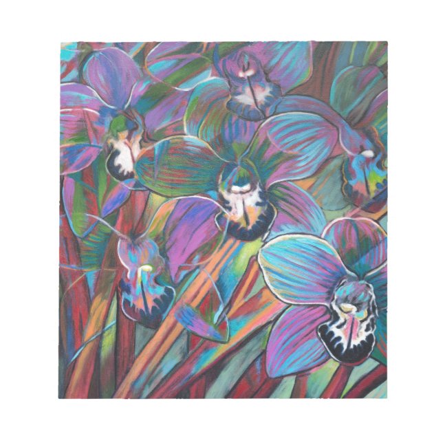 Cymbidium Carnival 2 Notepad (Front)