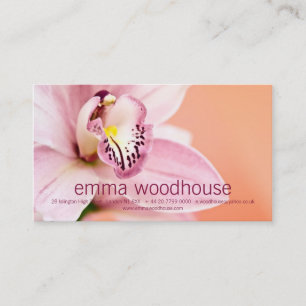 Cymbidium Orchid Business Card