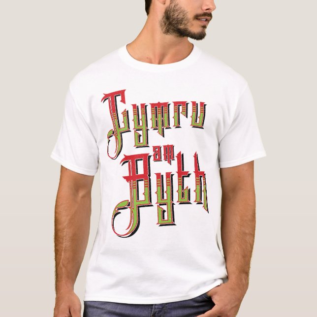 Cymru Am Byth. T-shirt Wales Forever (Devant)