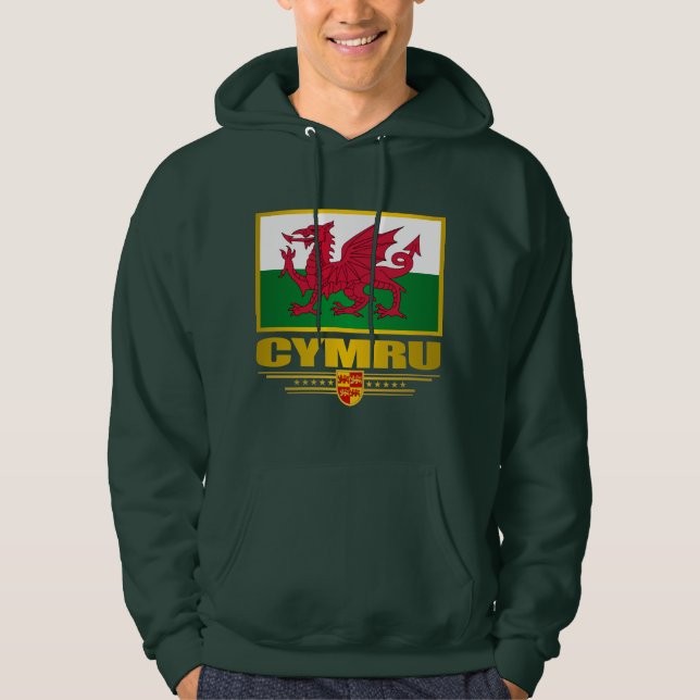 Cymru (Wales) Apparel Hoodie (Front)