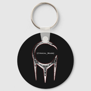 Cynical Mass Keychain Black